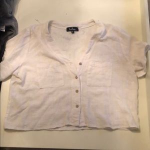 Lulus xl cropped top